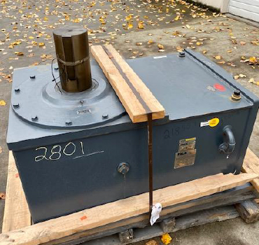 Gear reducer on crate