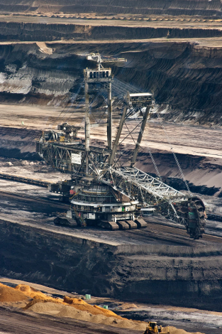 mining industry equipment in use