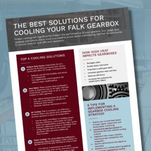 Our Falk gearbox repair specialists share cooling solutions for your industrial gear reducer. Get details.