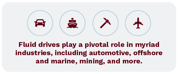 Fluid drives play a pivotal role in myriad industries, including automotive, offshore and marine, mining, and more.