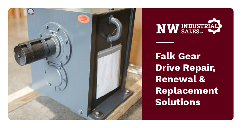 NW Industrial Sales, LLC provides Falk gear drive repair, renewal, and replacement solutions.
